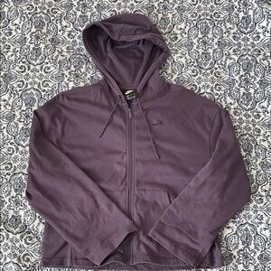Nike Deep Purple Zip-Up Hoodie